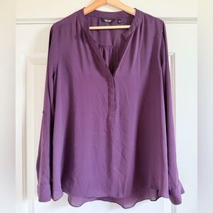 Simply Vera Vera Wang Women's Plum Blouse